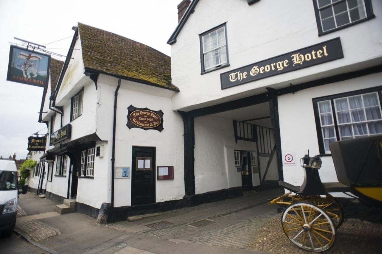 George Hotel Dorchester On Thames Exterior foto